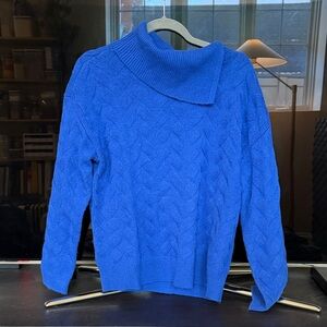 Talbots NWT Blue Cable Knit Women's Sweater